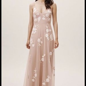 Bhldn Bethany dress in blush